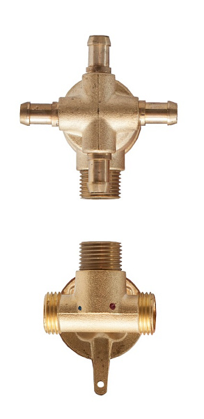 Vizes Vezérlő négyállású. Nyitókarokkal, betétekkel